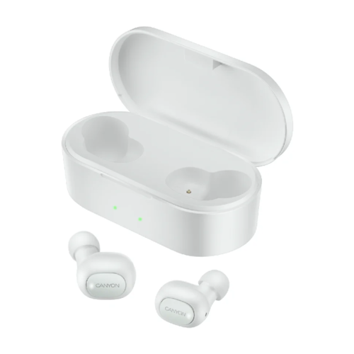 Bluetooth стереогарнитура Canyon TWS2 BT5.0 White (HH2CNDTBTHS2W) фото 